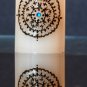 warli art candle 2
