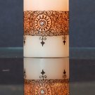 Traditional Henna design 2 candle