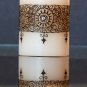 Traditional Henna design 2 candle