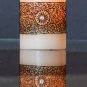 traditional henna design candle