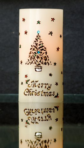 Merry Christmas henna candle