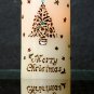 Merry Christmas henna candle