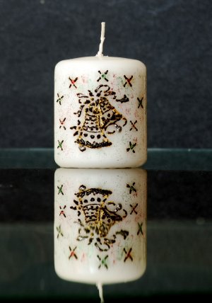 Jingle bells henna candle