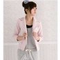 Fashion Style Elegant Turn-down Collar Long Sleeve Coat Pink