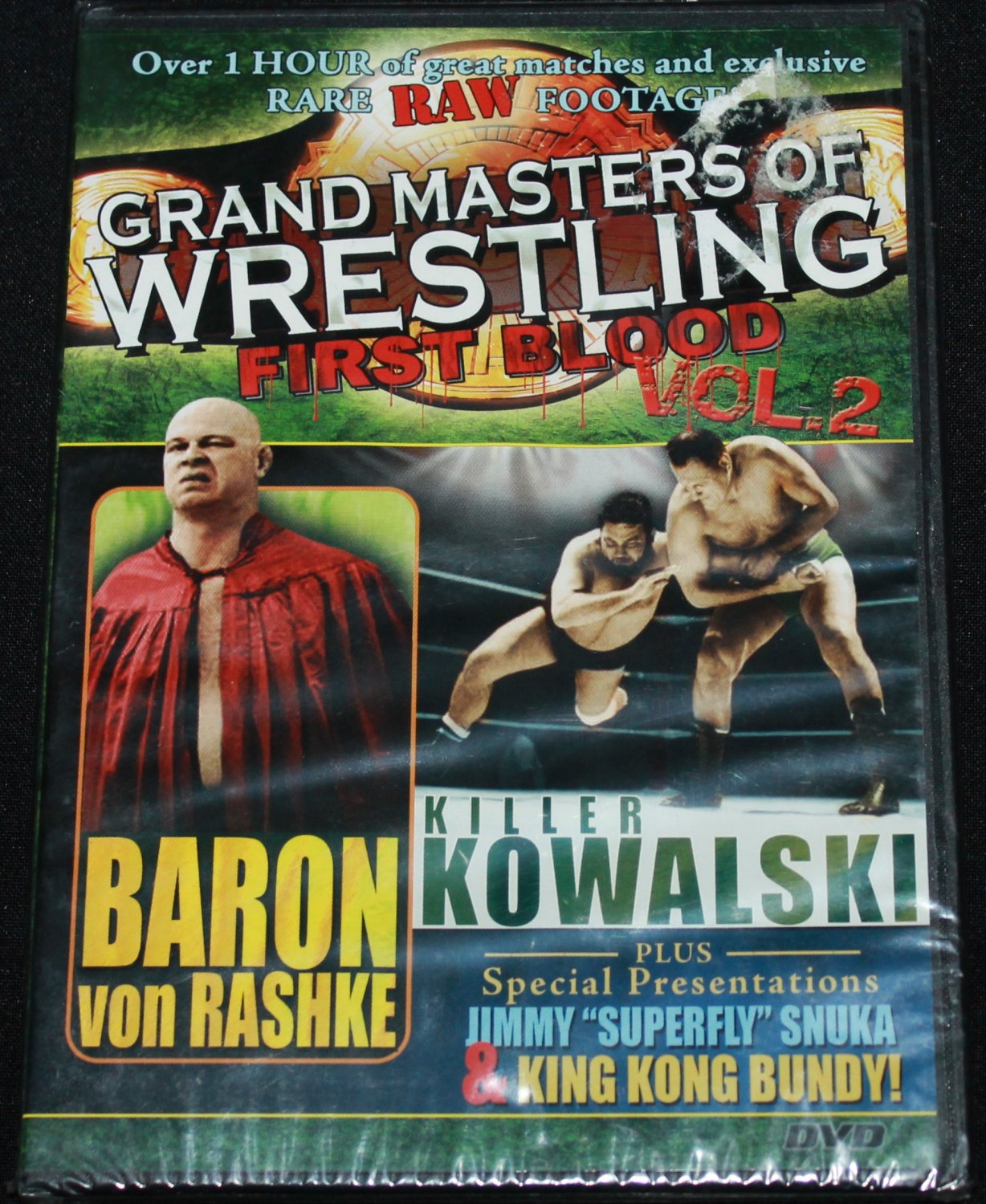 *New* Grand Masters Of Wrestling Volume 1 DVD, Brand