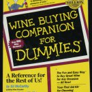 Wine Buying Companion For Dummies paperback book - wine instruction - how to buy purchase wine book