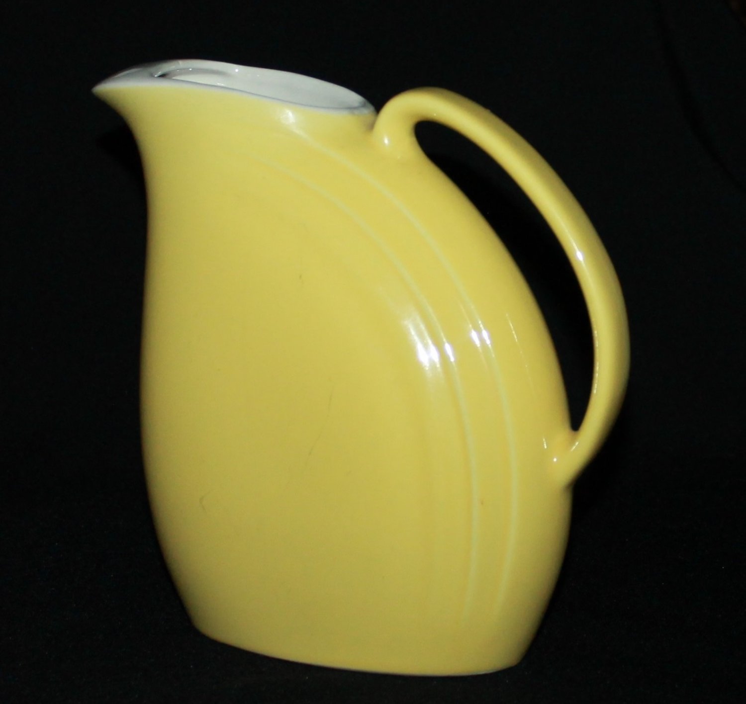 Yellow Flower Vase by Hall ceramic home decor