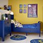 Set of 3 Home Decor Spots - blue red teal yellow minimalist home decor dots modern art