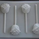 Chocolate Rose Lollipops