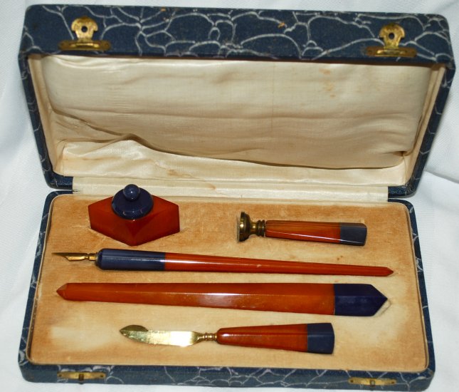 Bakelite Vintage Writing Set