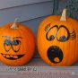 Halloween Pumpkin Face Vectors