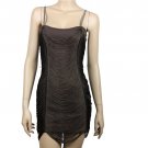 Sexy Brown Fringe Tassel Polyester Cocktail / Evening / Clubwear / Party Dress Size S