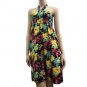 Turquoise Blue Floral Print Bubbly Maxi Dress