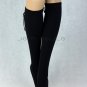Gossip Girl Celebrity Style Black Cotton Back Tie Thigh High Stockings/ Tights/ Socks