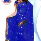 NW Bollywood Sequin Embroidery Wedding Sari Saree Boho