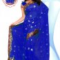 NW Bollywood Sequin Embroidery Wedding Sari Saree Boho