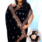 NW Bollywood Sequin Embroidery Wedding Sari Saree Boho