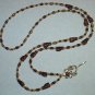 CHOCOLATE SWIRL KITTY CAT~BEADED LANYARD~ID BADGE HOLDER~LANYARDS