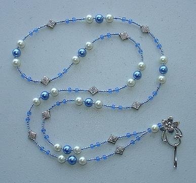 FAUX PEARL~BEADED LANYARD~ID BADGE HOLDER~LANYARDS