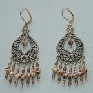 OPAQUE WHITE PICASSO CHANDELIER EARRINGS