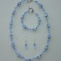 SAPPHIRE BLUE~NECKLACE~BRACELET~EARRING SET