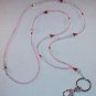 ICE CREAM SUNDAE~~BEADED LANYARD~ID BADGE HOLDER~LANYARD~BREAK AWAY