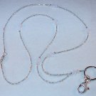 ANGELS~AURORA BOREALIS~BREAK-AWAY~BEADED LANYARD~ID BADGE HOLDER~LANYARD