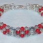 CHERRY MOUNTAIN JADE~TIBET SILVER BRACELET