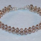 SWAROVSKI GOLDEN SHADOW~BRONZE PEARL BRACELET