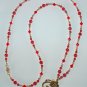 CHERRY MOUNTAIN JADE~SWAROVSKI~ BEADED LANYARD~ID BADGE HOLDER~LANYARD~BREAK AWAY