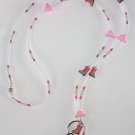COW GIRL~ BEADED LANYARD~ID BADGE HOLDER~LANYARD~BREAK AWAY
