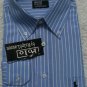 Ralph Lauren Dress Shirt Blue and White Stripe L (16")