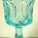 Vintage Pressed Aquamarine Glass FREE SHIPPING
