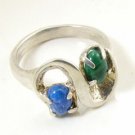 Sterling Silver & Malachite Ring R-008 FREE SHIPPING
