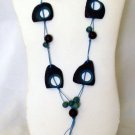Tagua nut set - Blue