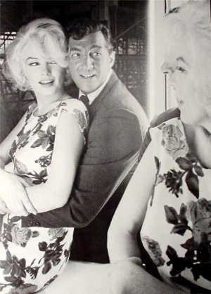 Marilyn Monroe Dean Martin Vintage 2- Sided Pinup Photo