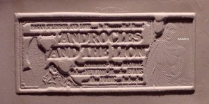 Androcles And The Lion Rare Ad Mat Mold Jean Simmons