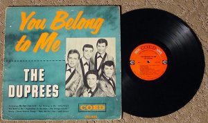 The Duprees You Belong To Me COED LPC 905 1st PRESSING!