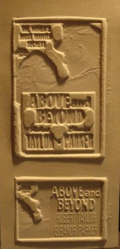 Robert Taylor Eleanor Parker Ad Mat Lead Casting Mold