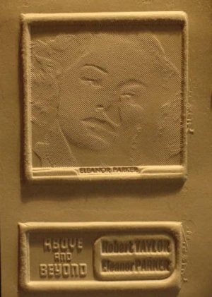 Robert Taylor Eleanor Parker rare movie mold/lead form