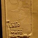Alan Ladd Virginia Mayo  printing molds Iron Mistress