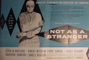 Not As A Stranger Movie Trade Ad Frank Sinatra 55' Rare