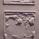 Randolph Scott Donna Reed Movie Rare Movie Ad Mat Molds