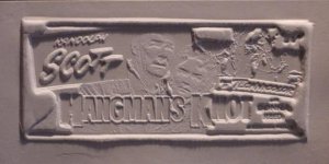Randolph Scott Donna Reed Rare Hangmans Knot Print Mold