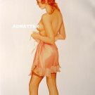 Vargas Pin-up Girl 8.5" X 11 Hot Topless 2-sided print!