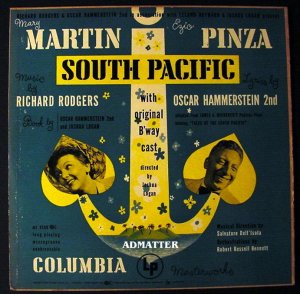 1949 Original Cast South Pacific LP Rodgers Hammerstein