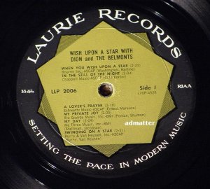 Dion & Belmonts RARE 1st Press Wish Upon A Star EX++