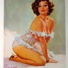Vintage 2-sided Sexy Pin-up girl print Elvgren & Willis