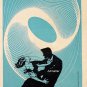 1958 Vertigo Movie Poster Ad MEGA RARE BLUE Hitchcock!