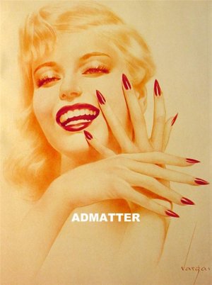Alberto Vargas Marilyn Monroe Pin-up Girl 2-Sided Print